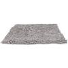 BIANCHERIAWEB Tappeto Bagno Retro Gommato Antiscivolo Lavorazione Shaggy Modello Passatello 50x80 Grey