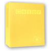 Instant Project Album Fotografici da 200 Foto Color Pastello per Foto 10x15 - Portafoto a Tasche Vari Colori Allegri a Scelta con Spazio Memo Centrale per Scrivere e Porta Cd (Giallo)