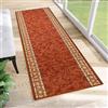 TAPISO Agadir Tappeto Passatoia Runner Antiscivolo Pelo Corto al Metro Design Moderno Motivo Astratto Sfumature Marrone Beige Corridoio Cucina Ingresso Entrata Ufficio 80 x 190 cm