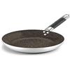 Baldassare Agnelli Pentole Agnelli ALSA111BBINF32 Infinity Padella Svasata Bassa, in Alluminio, con Manico Tubolare in Acciaio Inossidabile "Cool", 32 cm, Argento