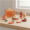Tostapane Giocattolo in Legno Educativo Set Tostapane Colazione per Casa, Asilo
