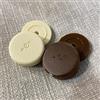 Generico FERMO MAGNETICO per Scuri, Balconi, Porte e Finestre - Con Viti e Distanziali Inclusi (beige marrone)