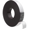 msymsyu Nastro magnetico extra forte, 1,5 mm (spessore) x 20 mm (larghezza), autoadesivo, forte, 1 rotolo di nastro magnetico, autoadesivo, nero, tagliabile, per la scuola, la casa