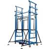 TOLNIX Piattaforma elevatrice elettrica for ponteggi, piattaforma elevatrice con telecomando, scala da cantiere pieghevole, carico massimo 880 libbre(4m/13.1ft)