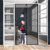 WEIZON Zanzariera Magnetica per Porta 80x195cm Chiusura Automatica Tendina Anti Zanzare Mosche Mantiene Traspirante, Lavabile in Lavatrice per Porta Soggiorno Balcone Patio - Nero A