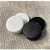 Generico FERMO MAGNETICO per Scuri, Balconi, Porte e Finestre - Con Viti e Distanziali Inclusi (bianco nero)