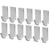 Healifty Ganci adesivi in ??acciaio inox Appendiabiti a parete Ganci appendiabiti No Stick appiccicoso Asciugamano Ganci da soffitto per bagno Cucina