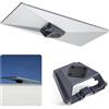 WXPSKY Starlink Gen 3 Mount, supporto da tetto in alluminio resistente per piatti piatti standard Starlink, staffa per mobilità resistente alle intemperie per binari del tetto di camper, barche e