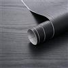 Arthome WALL DECOR Arthome Nero Legno Pellicola Adesiva per mobili 30cmx250cm Carta da Parati Autoadesiva, pellicola vinilica Decorativa per controsoffitto, mobili cucina superficie, facile da pulire rimovibile