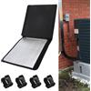 FINGERINSPIRE 3 Strato di Isolamento per Tubi in Rame HVAC con Cinghie 260x1830mm Colore Nero Impermeabile per Esterni, Protezione Termica per Tubi in Rame per Sistemi di Pompe di Calore Mini Split