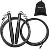 PROIRON Speed Jump Rope Senza grovigli Corda per Saltare Regolabile Doppi Cuscinetti a Sfera Ideale per Crossfit Boxe Double Unders Esercizi di Bruciare i Grassi Corda di Ricambio Inclusa