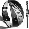 PROIRON Cintura Sollevamento Pesi, Pelle Bovina Cinta palestra bodybuilding, Supporto Lombare Imbottito da 6, Cintura Powerlifting Uomo, Cintura squat