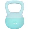 Leikefitness Kettlebell morbidi, pesi imbottiti in acciaio, per donne e uomini, con codice colore, antiscivolo, per allenamento a casa (verde, 4,5 kg)