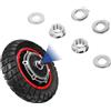 YUYUEMI Dado ruota per KUGOO M4/M4 Pro Scooter elettrico Guida Ruota Guarnizione a vite M4 Scooter Hub Dadi Asse