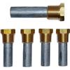 JHwXsZ Kit di anodo a Matita di Ricambio for Yanmar 4LHA-HTE 6LP 6LY 6LPA-STP 6LPA-STZP e sostituisce Il radiatore dell'olio 119773-92600 for Motori marini in Zinco