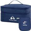 Ziyonix 2 Pezzi Borsa Pronto Soccorso Viaggio, Impermeabile Kit di Pronto Soccorso Vuota Alta Capacità Borsa Medica Portatile Sportiva Kit Medico Vuota per Viaggio Ufficio Casa All'aperto (Blu Scuro)