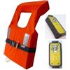 art pesca Kit Giubbotto di Salvataggio Completo di Luce Strobo di Salvataggio nuove Normative per Imbarcazioni (omologati, obbligatori) per Barca, Gommone, Vela, Nautica