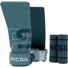 PICSIL - Paracalli Falcon, Grips Professionali in Fibra di Carbonio, Uso con Magnesite, con Astuccio e Polsini, per Cross Training, Calistenics, e Fitness - Aqua, G