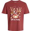JACK JONES Tshirt Uomo JACK JONES Cod. 12279224 - rosso