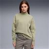 Puma Her Relaxed Crew Fl Felpa Donna Puma Cod. 688152 - verde