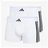 Adidas 2pk Boxer A Vita Bassa Adidas Cod. JK3981 - bianco