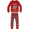 Disney Pigiama Natale Disney Family Ragazzi Disney Cod. DYK3826 - rosso