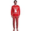 Disney Pigiama Natale Coca Cola Him E Her Uomo Disney Cod. CCZ1693 - rosso