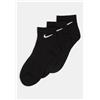 Nike U Nk Everyday Ltwt Ankle Calzini Uomo 3 Paia Nike Cod. SX7677 - NERO