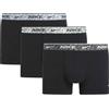 Nike Trunk 3pk Boxer Uomo 3 Pezzi Nike Cod. 0000KE1008 - nero