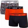 Nike Trunk 3pk Boxer Uomo 3 Pezzi Nike Cod. 0000KE1008 - multicolor