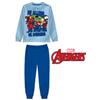 Disney Pigiama Lungo Cotone Avengers Bimbo 3-10a Disney Cod. MV40M7765 - azzurro