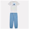 New balance Colorblock Jersey Tee-ft Set Bimbi 12m-6a New balance Cod. LAKB0300I - blu