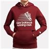 New balance Running Club Graphic Ft Hoodie Felpa Ragazzi 7-16 New balance Cod. LAKB0347 - bordeaux