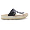 Tiglio Pantofole Donna Infradito Tiglio Cod. 6537 - NERO