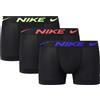 Nike Trunk 3pk Boxer Uomo 3 Pezzi Nike Cod. 0000KE1156 - nero