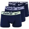 Nike Trunk 3pk Boxer Uomo 3 Pezzi Nike Cod. 0000KE1156 - blu