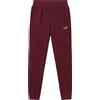 Puma Ess Textured Foil Logo Pant Pantalone Sportivo Don Puma Cod. 692200 - BORDEAUX