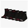 JORDAN Jhb Jordan Legend Ankle 6 Paia Calzini Bimbi 4-11a JORDAN Cod. BJ0342 - NERO