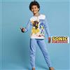 Disney Pigiama Lungo Cotone Sonic Bimbo 3-10a Disney Cod. SC40G4812 - azzurro