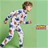 Disney Pigiama Lungo Cotone Sonic Bimbo 3-10a Disney Cod. SC40G4810 - bianco