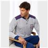 GRANCHIO Pigiama Lungo Uomo GRANCHIO Cod. GP1144 - grigio