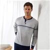 GRANCHIO Pigiama Lungo Uomo GRANCHIO Cod. GP1146 - grigio