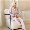 Jadea Pigiama Lungo Aperto Donna Jadea Cod. 3250 - rosa