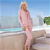 Jadea Pigiama Tuta Con Cappuccio Donna Jadea Cod. 3293 - rosa