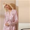 Jadea Pigiama Lungo Aperto Donna Jadea Cod. 3290 - rosa