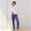 Jadea Pigiama Lungo Donna Jadea Cod. 3306 - bianco