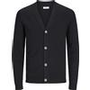 JACK JONES Cardigan Felpato Uomo JACK JONES Cod. 12257492 - NERO