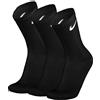 Nike Everyday Lightweight Calzini Uomo 3 Paia Nike Cod. SX7676 - NERO