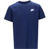 Nike K Nsw Tee Emb Futura Lbr Tshirt Ragazzi 6-16a Nike Cod. FZ5177 - blu