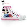 Disney Scarpa Tela Alta Con Luci Minnie Bimba 24-31 Disney Cod. D3010764T - bianco